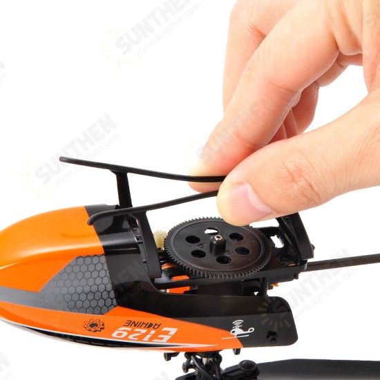 E129 2.4G 4CH 6-Axis Gyro Altitude Hold Flybarless RC Helicopter RTF