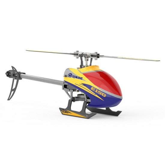 E150 2.4G 6CH 6-Axis Gyro 3D6G Dual Brushless Direct Drive Motor Flybarless RC Helicopter BNF Compatible with S-FHSS
