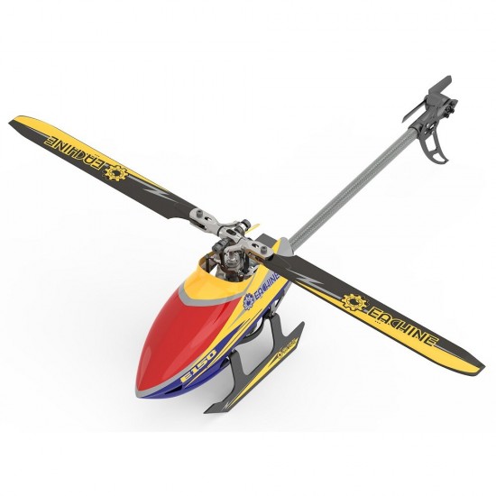 E150 2.4G 6CH 6-Axis Gyro 3D6G Dual Brushless Direct Drive Motor Flybarless RC Helicopter BNF Compatible with S-FHSS