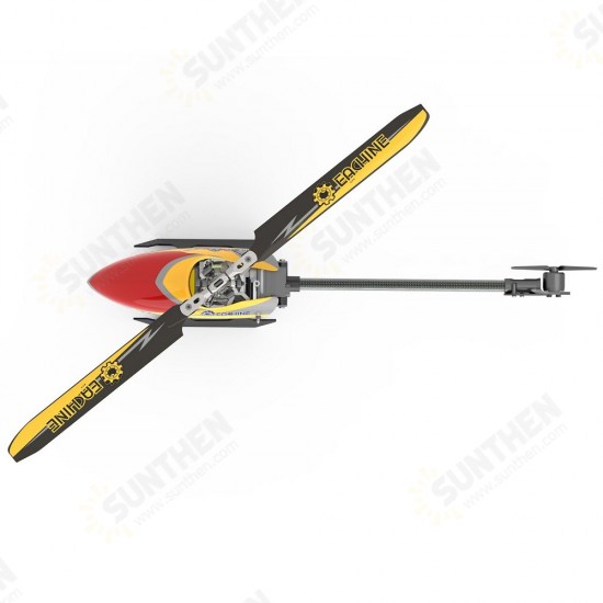 E150 2.4G 6CH 6-Axis Gyro 3D6G Dual Brushless Direct Drive Motor Flybarless RC Helicopter BNF Compatible with S-FHSS