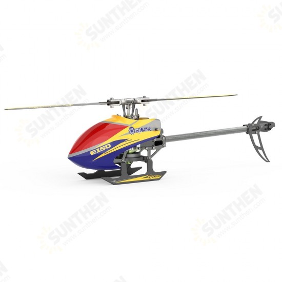 E150 2.4G 6CH 6-Axis Gyro 3D6G Dual Brushless Direct Drive Motor Flybarless RC Helicopter BNF Compatible with S-FHSS