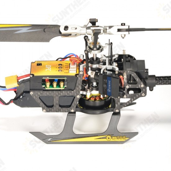 E150 2.4G 6CH 6-Axis Gyro 3D6G Dual Brushless Direct Drive Motor Flybarless RC Helicopter BNF Compatible with S-FHSS