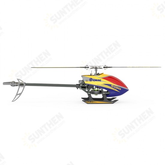 E150 2.4G 6CH 6-Axis Gyro 3D6G Dual Brushless Direct Drive Motor Flybarless RC Helicopter RTF Compatible with S-FHSS