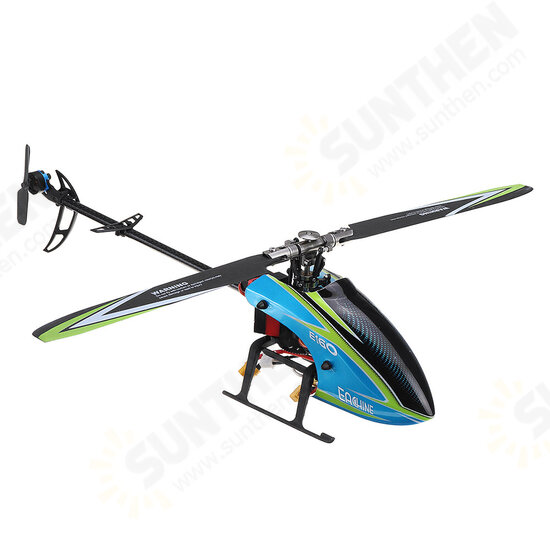 E160 V2 6CH Dual Brushless 3D6G System Flybarless RC Helicopter BNF Compatible with FUTABA' S-FHSS