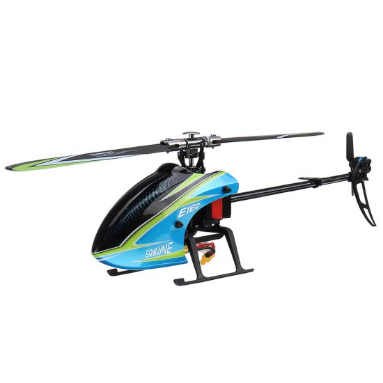 E160 V2 6CH Dual Brushless 3D6G System Flybarless RC Helicopter BNF Compatible with FUTABA' S-FHSS