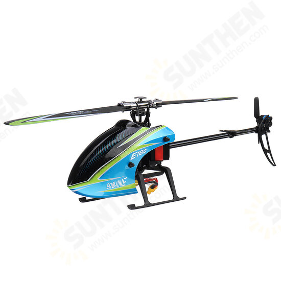 E160 V2 6CH Dual Brushless 3D6G System Flybarless RC Helicopter BNF Compatible with FUTABA' S-FHSS