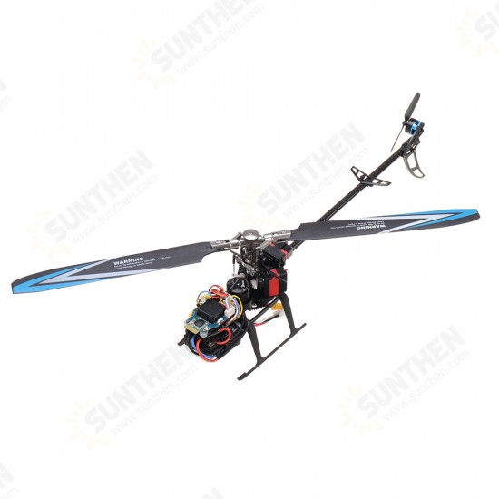 E160 V2 6CH Dual Brushless 3D6G System Flybarless RC Helicopter RTF with Backpack