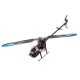 E160 V2 6CH Dual Brushless 3D6G System Flybarless RC Helicopter RTF with Backpack