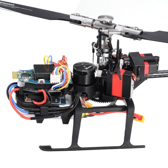 E160 V2 6CH Dual Brushless 3D6G System Flybarless RC Helicopter RTF with Backpack