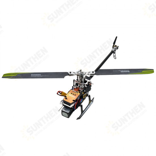 E180 6CH 3D6G System Dual Brushless Direct Drive Motor Flybarless RC Helicopter BNF Compatible with S-FHSS