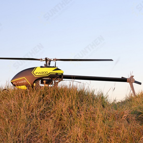 FW200 6CH 3D Acrobatics GPS Altitude Hold One-key Return APP Adjust RC Helicopter RTF With H1 V2 Flight Control System