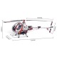 300C 470L DFC 6CH Scale RC Helicopter RTF One-key Return GPS Hover with AT9S PRO Transmitter