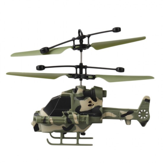 JY8192 Camouflage Induction Levitation USB Charging Remote Control RC Helicopter for Children Outdoor Toys