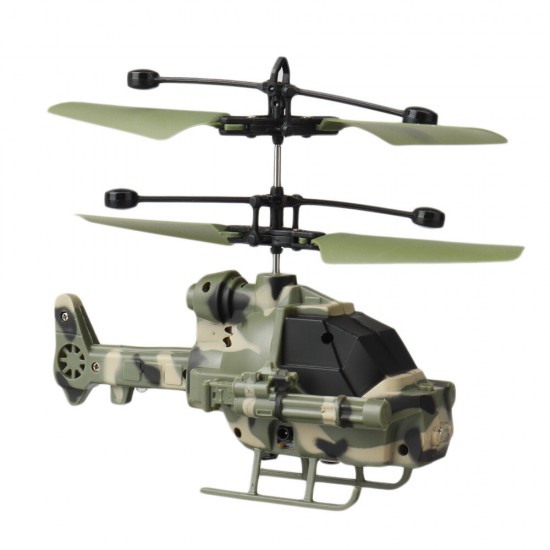 JY8192 Camouflage Induction Levitation USB Charging Remote Control RC Helicopter for Children Outdoor Toys