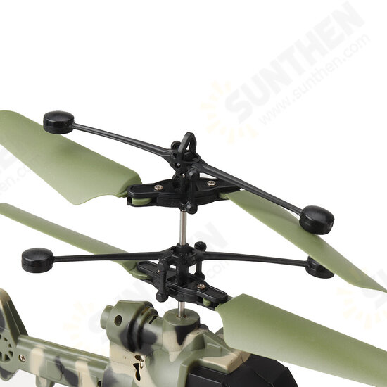 JY8192 Camouflage Induction Levitation USB Charging Remote Control RC Helicopter for Children Outdoor Toys