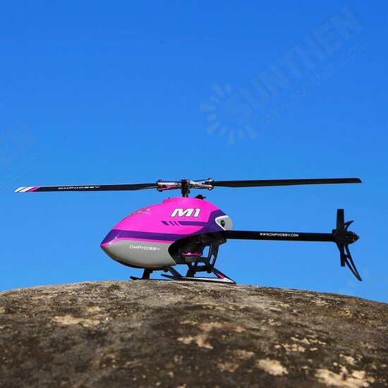 M1 290mm 6CH 3D Flybarless Dual Brushless Direct-Drive Motor RC Helicopter BNF with Adjustable Flight Controller Compatible with S-FHSS