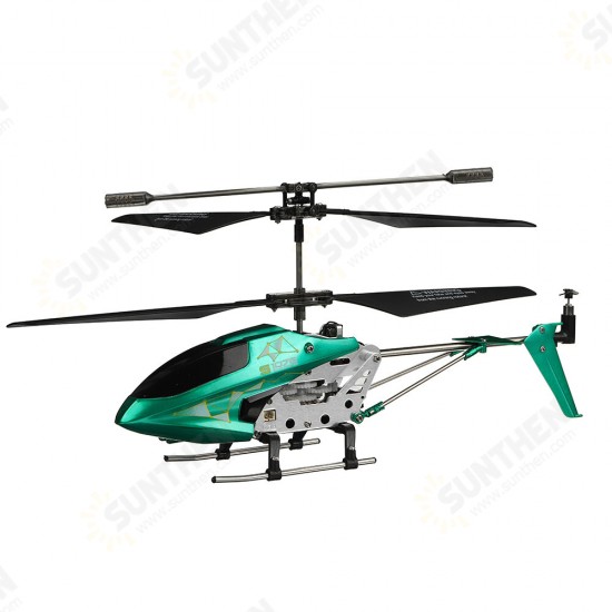 S107E 2.4G 3.5CH Alloy Helicopter Anti-Collision Anti-Fall Electric Helicopter Toys for Kids