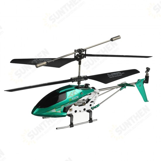 S107E 2.4G 3.5CH Alloy Helicopter Anti-Collision Anti-Fall Electric Helicopter Toys for Kids