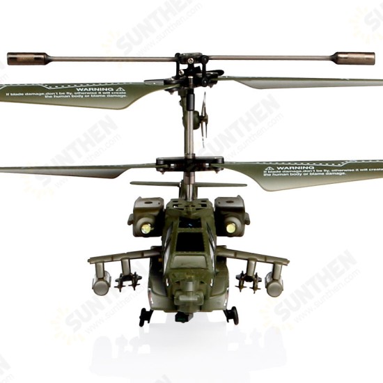 S109G 3.5CH Beast RC Helicopter RTF AH-64 Military Model Kids Toy