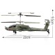 S109G 3.5CH Beast RC Helicopter RTF AH-64 Military Model Kids Toy