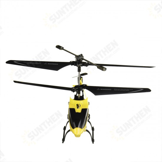 S11 3CH Single-blade Electronic Gyroscope LED Light Omni-Directional Controls Alloy RC Helicopter RTF for Kids