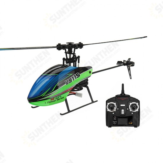 V911S 2.4G 4CH 6-Aixs Gyro Flybarless RC Helicopter RTF