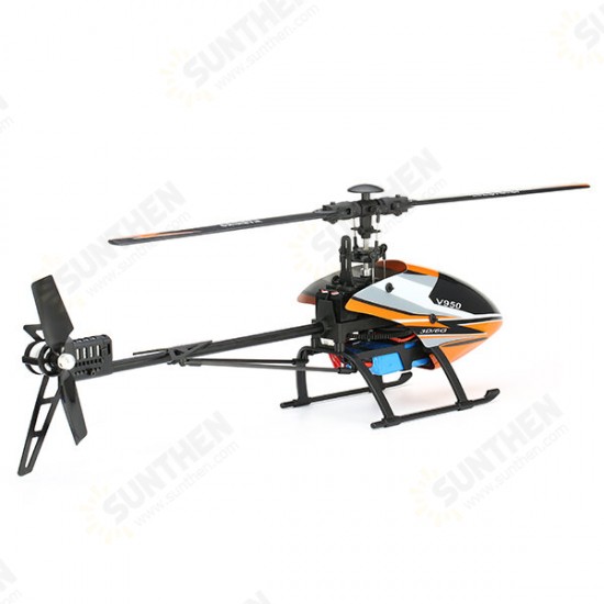 V950 2.4G 6CH 3D6G System Brushless Flybarless RC Helicopter BNF