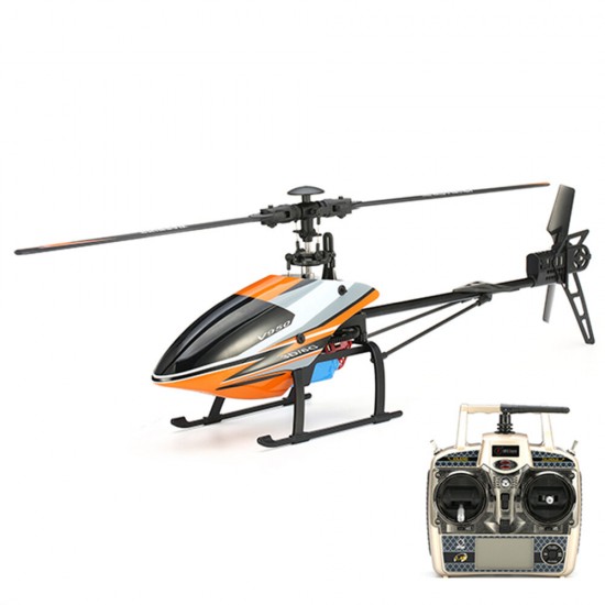 V950 2.4G 6CH 3D6G System Brushless Flybarless RC Helicopter RTF With 4PCS 11.1V 1500MAH Lipo Battery