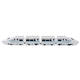 TOYS 757P-006 1/45 27MHZ 82cm Electric RC Train Harmonious CRH Rail Car Model