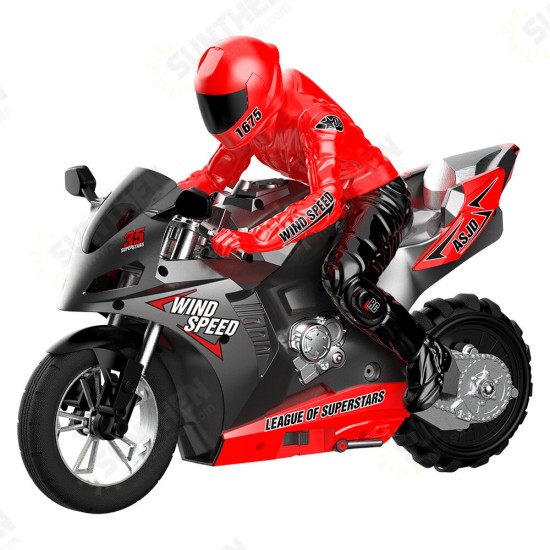 HC-801 2.4G 35CM RC Motorcycle Stunt Car Vehicle Models RTR High Speed 20km/h 210min Use Time