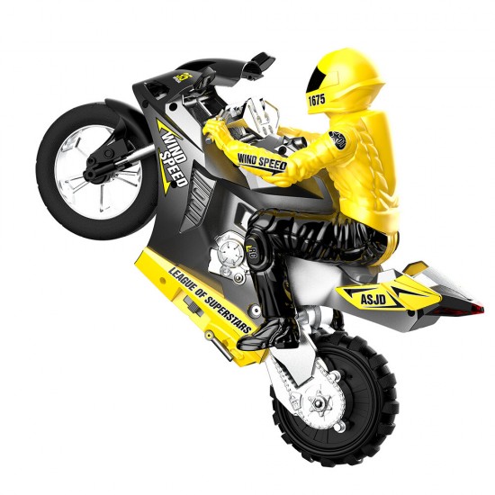 HC-801 2.4G 35CM RC Motorcycle Stunt Car Vehicle Models RTR High Speed 20km/h 210min Use Time
