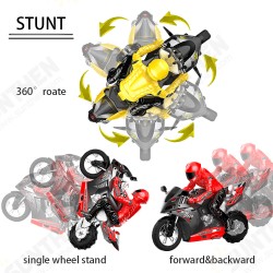 HC-801 2.4G 35CM RC Motorcycle Stunt Car Vehicle Models RTR High Speed 20km/h 210min Use Time HC-801 2.4G 35CM RC Motorcycle Stunt Car Vehicle Models RTR High Speed 20km/h 210min Use Time