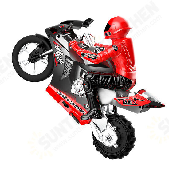 HC-801 2.4G 35CM RC Motorcycle Stunt Car Vehicle Models RTR High Speed 20km/h 210min Use Time