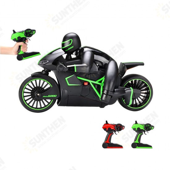 333-MT01B 2.4G 20km/h Rc Car Motorcycle 30 Degree 24.4*12.7*14cm With Flashlight