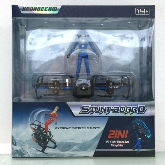 2.4GHZ WIFI With HD Camera 2 in 1 RC Stunt Paraglider Flight Mode Altitude Hold Mode Mini Quadcopter Drone RTF