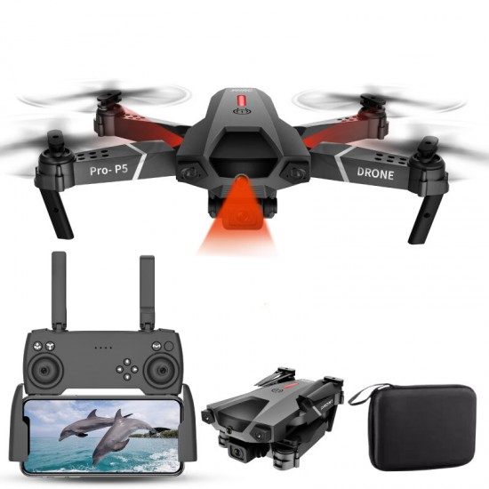 S1 MAX WIFI FPV with 4K Dual Camera Infrared Induction Obstacle Avoidance Optical Flow Positioning RC Drone Quadcopter RTF