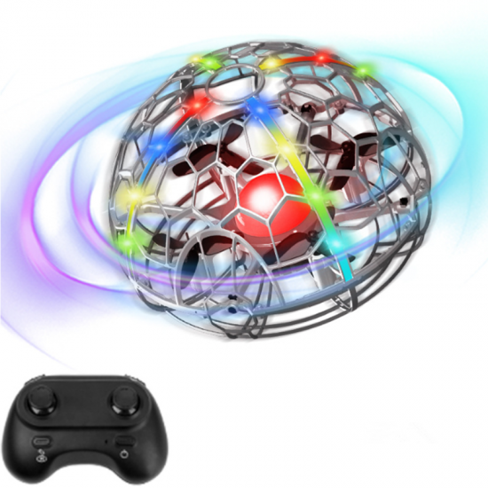 D3 Colorful Light Gesture Sensing With Altitude Hold Mode Intelligent Induction Flying Ball RC Drone Quadcopter