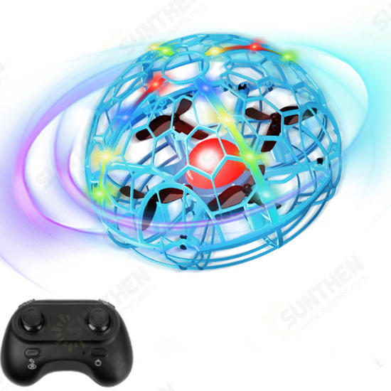 D3 Colorful Light Gesture Sensing With Altitude Hold Mode Intelligent Induction Flying Ball RC Drone Quadcopter