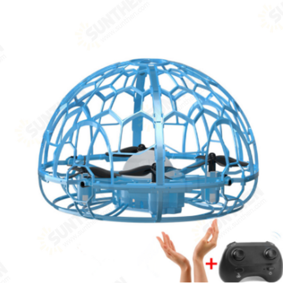 D3 Colorful Light Gesture Sensing With Altitude Hold Mode Intelligent Induction Flying Ball RC Drone Quadcopter