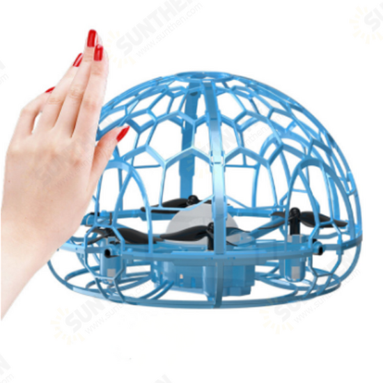 D3 Colorful Light Gesture Sensing With Altitude Hold Mode Intelligent Induction Flying Ball RC Drone Quadcopter