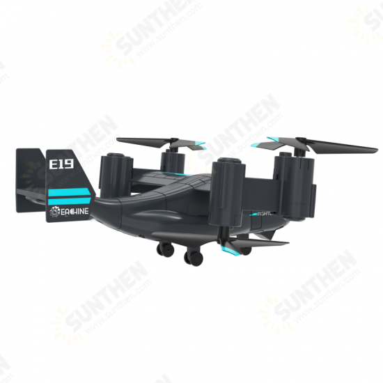 E19 2.4Ghz 4CH WIFI FPV with 720P HD 110° Wide-angle Camera Headless Mode RC Drone Quadcopter RTF