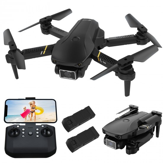 E69 WIFI FPV With 1080P HD Wide Angle Camera High Hold Mode Foldable RC Drone Quadcopter RTF