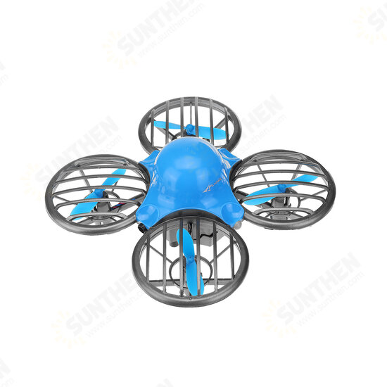 F111 Mini Drone for Kids Gesture Sensing Control 360° Flip LED Light Altitude Hold RC Quadcopter