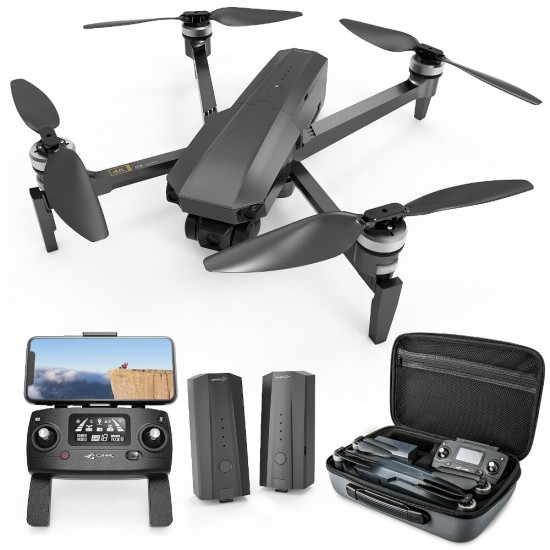 FX1 5G WIFI FPV With 3-axis Coreless Gimbal 50x Zoom 4K EIS Camera 28mins Flight Time GPS RC Drone Quadcopter RTF