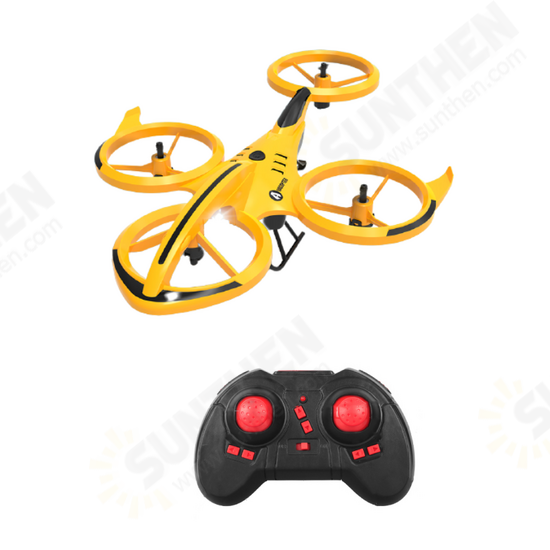 H853H 2.4G 4CH Stunt Mini Indoor Remote Control Helicopter Drone With Throw Launch Flight Leapfrog Flight Entry-level RC Quadcopter