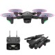 KY608 WIFI FPV with 4K HD Dual Camera LED Lighting Blades Optical Flow Positioning Headdless Mode RC Drone Quadcopter RTF