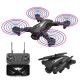 KY608 WIFI FPV with 4K HD Dual Camera LED Lighting Blades Optical Flow Positioning Headdless Mode RC Drone Quadcopter RTF