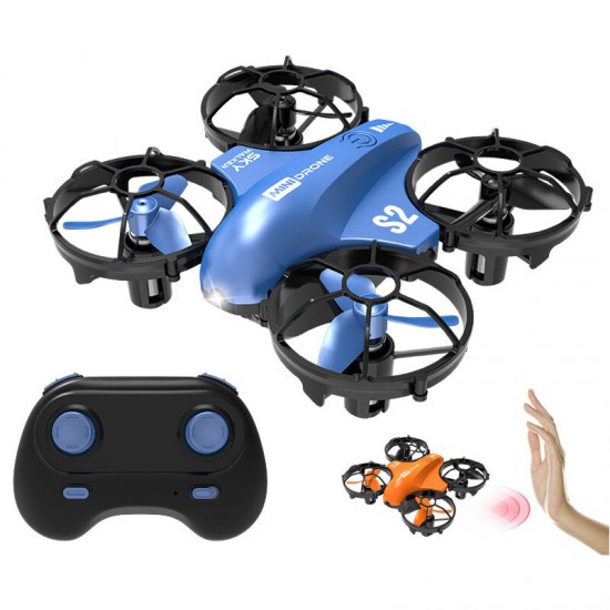 S2 Mini Drone 2.4G Gersture Remote Control Obstacle Avoidance Altitude Hold 360°Rolling RC Quadcopter RTF