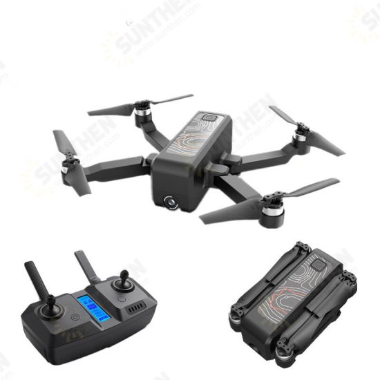 2 5G WIFI FPV Aerial Photography Drone with 4K Pixel Camera GPS/Optical Flow Dual Positioning Brushless Foldable RC Quadcopter RTF