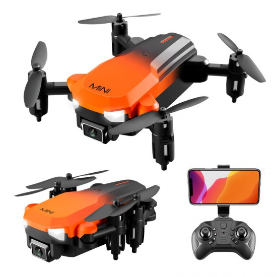 KK9 Mini WiFi FPV with 4K Dual HD Camera Optical Flow Positioning Obstacle Avoidance Altitude Hold Mode Foldable RC Drone Quadcopter RTF